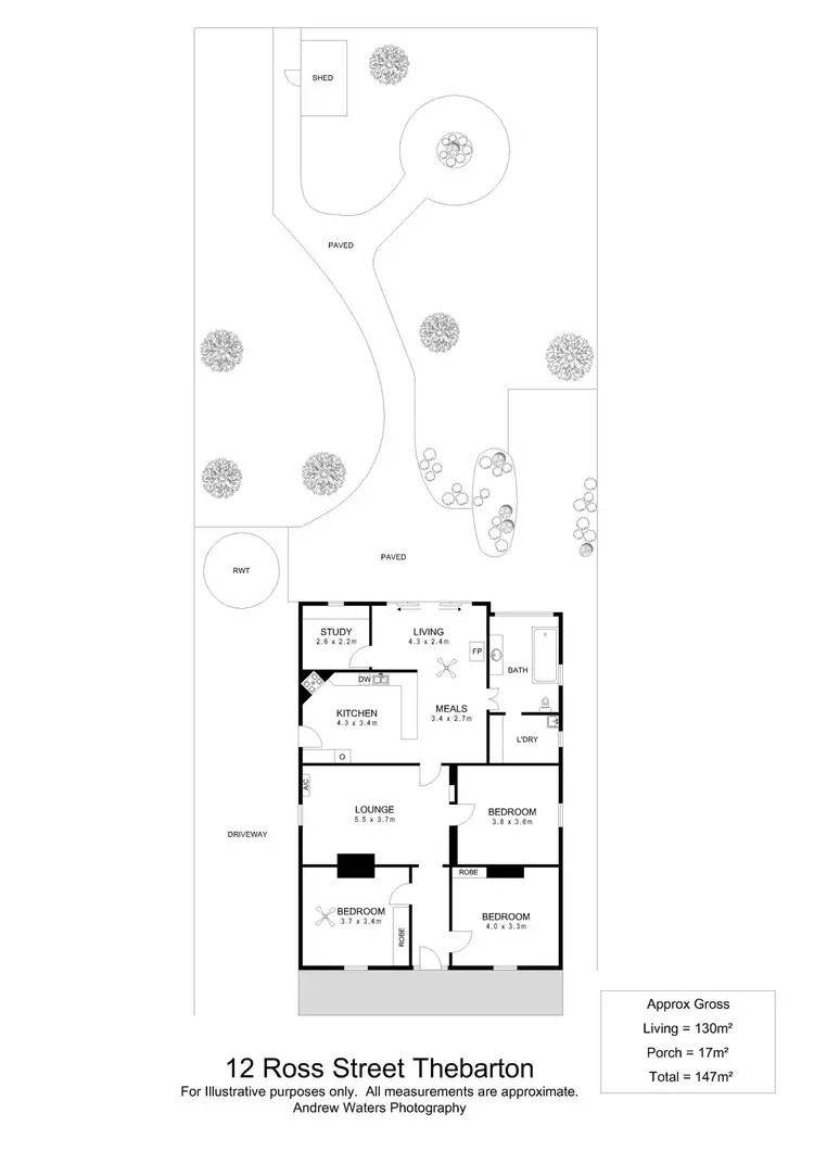 Floorplan of Homely house listing, 12 Ross Street, Thebarton SA 5031