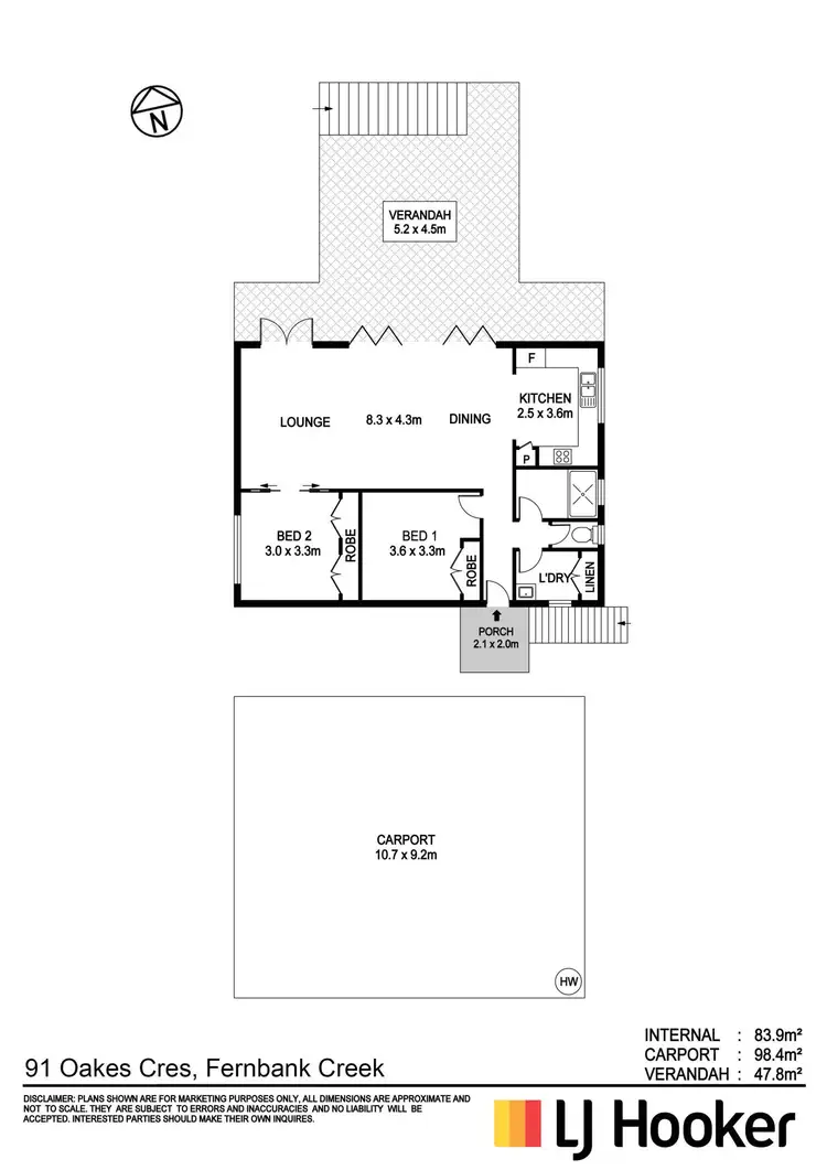 Floorplan of Homely rural property listing, 91 Oakes Crescent, Fernbank Creek NSW 2444