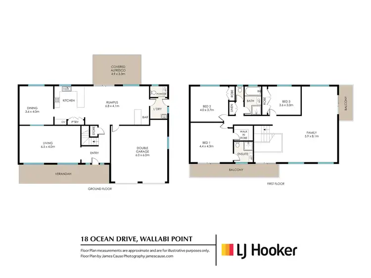 Floorplan of Homely house listing, 18 Ocean Drive, Wallabi Point NSW 2430