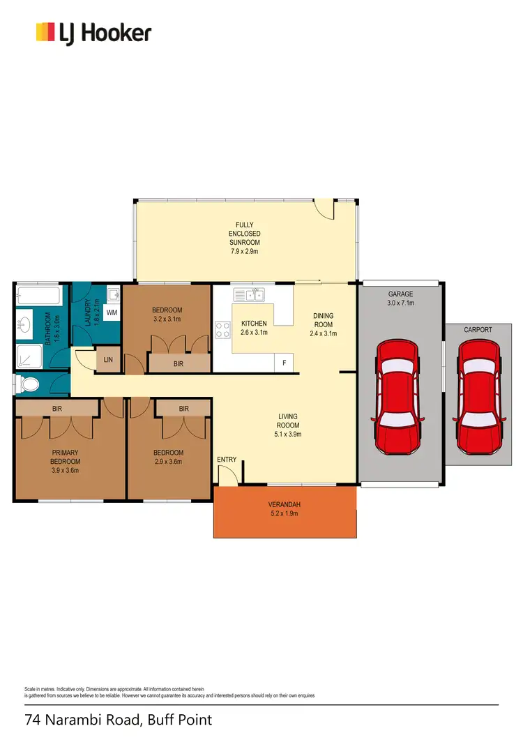 Floorplan of Homely house listing, 74 Narambi Road, Buff Point NSW 2262
