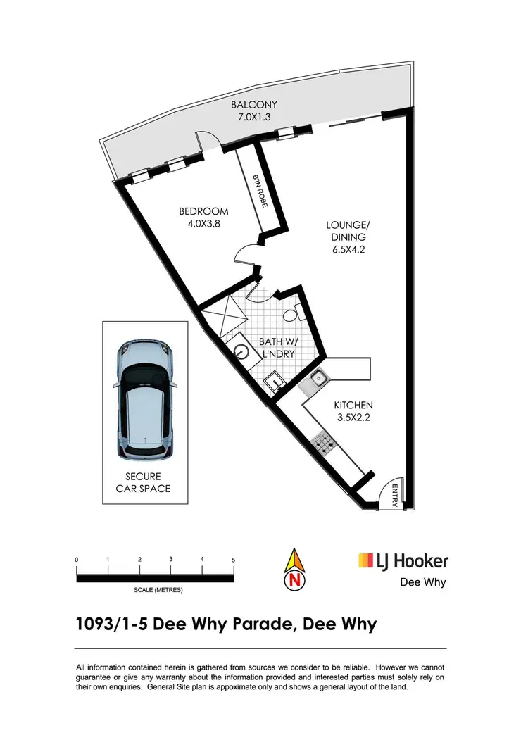 Floorplan of Homely apartment listing, 1093/1 Dee Why Parade, Dee Why NSW 2099