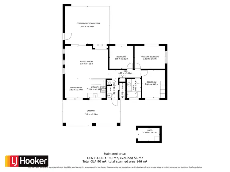 Floorplan of Homely house listing, 9 Conlan Close, Manoora QLD 4870