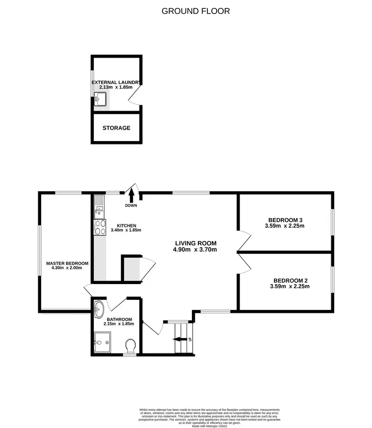 Floorplan of Homely house listing, 6 Wangi Avenue, Cessnock NSW 2325