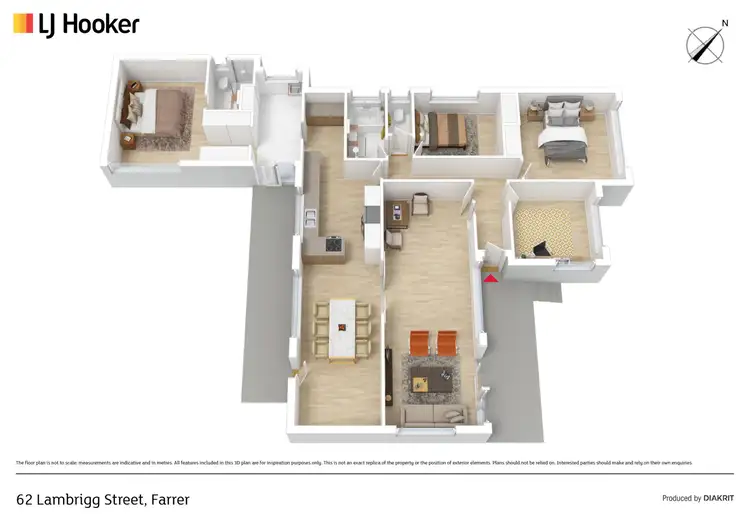 Floorplan of Homely house listing, 62 Lambrigg Street, Farrer ACT 2607