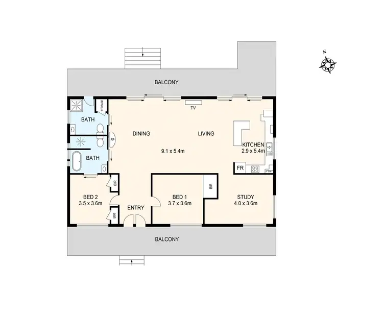 Floorplan of Homely house listing, 37 Evelyn Road, Tomerong NSW 2540