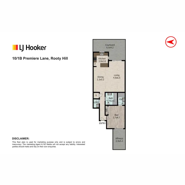Floorplan of Homely apartment listing, 10/1B Premier Lane, Rooty Hill NSW 2766