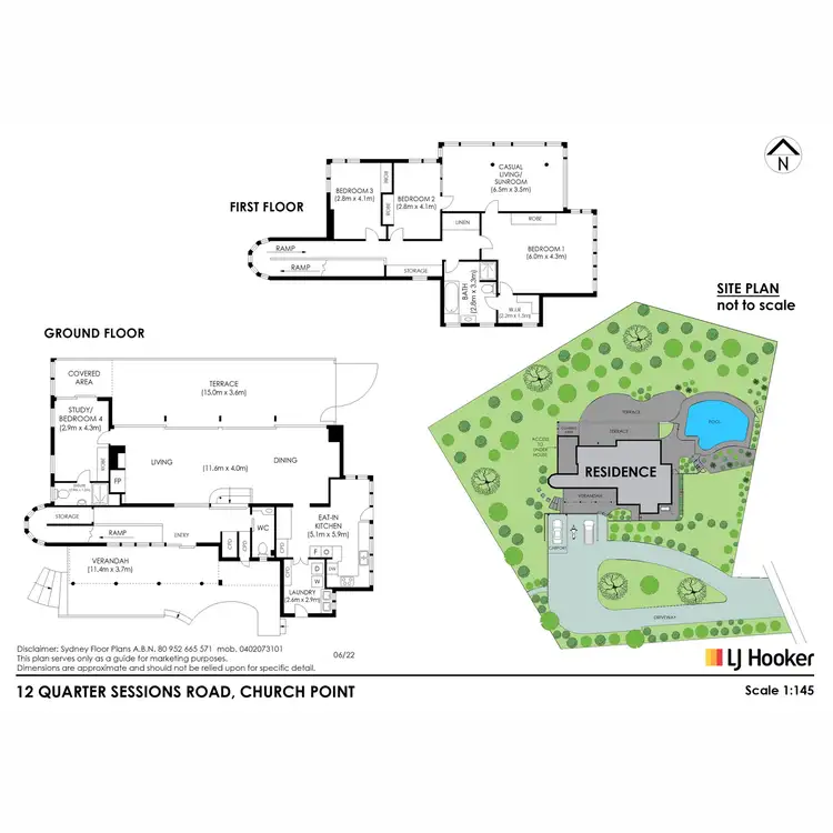 Floorplan of Homely house listing, 12 Quarter Sessions Road, Church Point NSW 2105