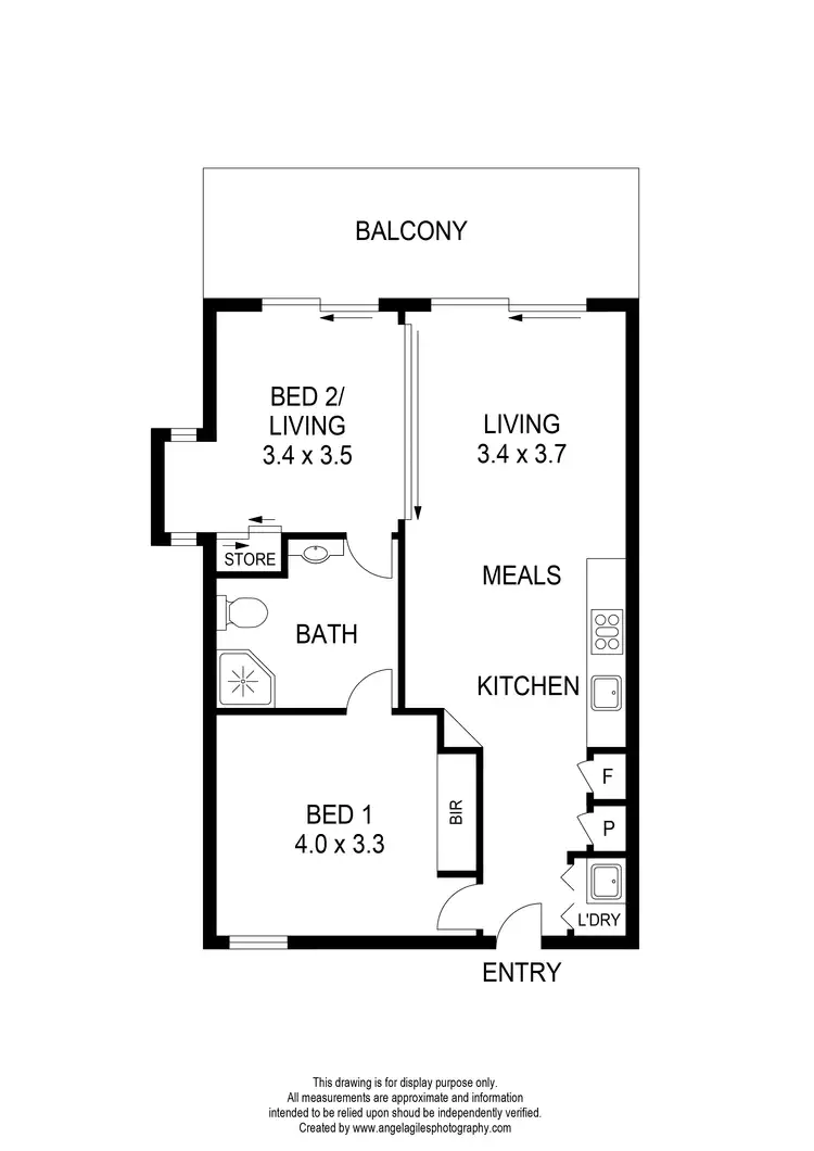 Floorplan of Homely apartment listing, 207/162 Hindmarsh Road, Victor Harbor SA 5211