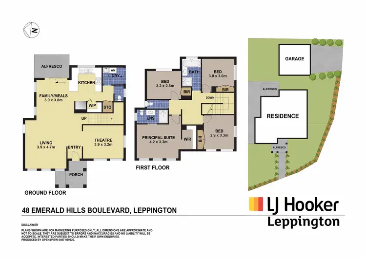 Floorplan of Homely house listing, 48 Emerald Hills Boulevard, Leppington NSW 2179