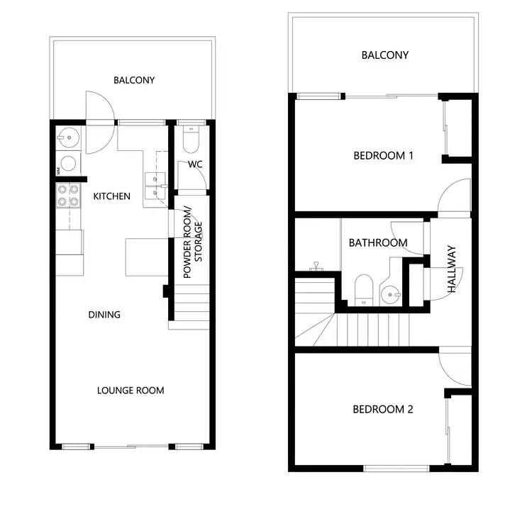 Floorplan of Homely townhouse listing, 5/18-20 Adair Street, Yorkeys Knob QLD 4878