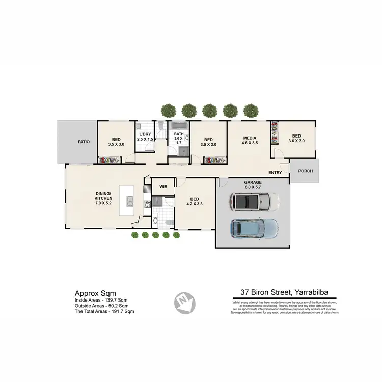 Floorplan of Homely house listing, 37 Biron Street, Yarrabilba QLD 4207