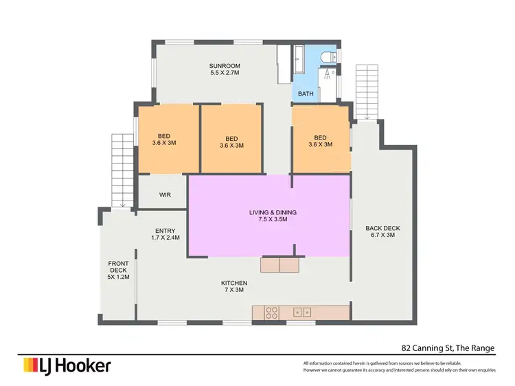 Floorplan of Homely house listing, 82 Canning Street, The Range QLD 4700