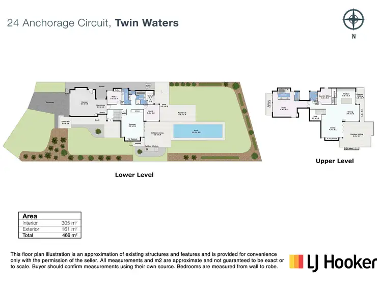 Floorplan of Homely house listing, 24 Anchorage Circuit, Twin Waters QLD 4564