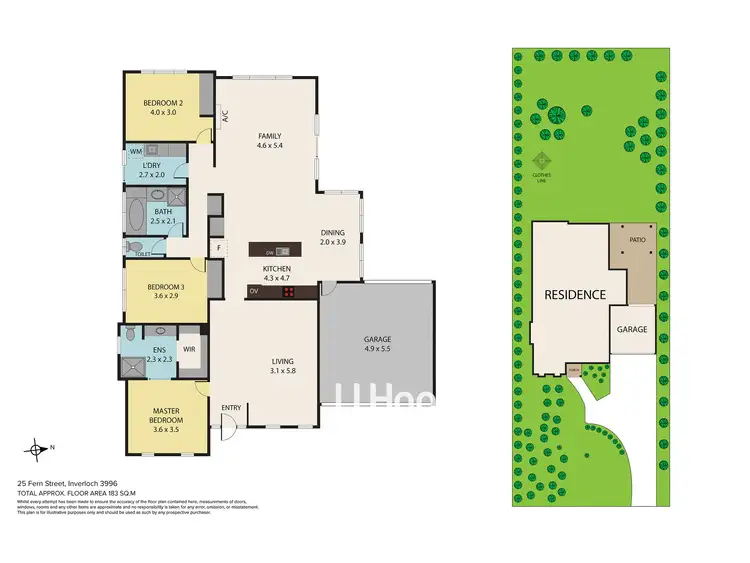 Floorplan of Homely house listing, 25 Fern Street, Inverloch VIC 3996
