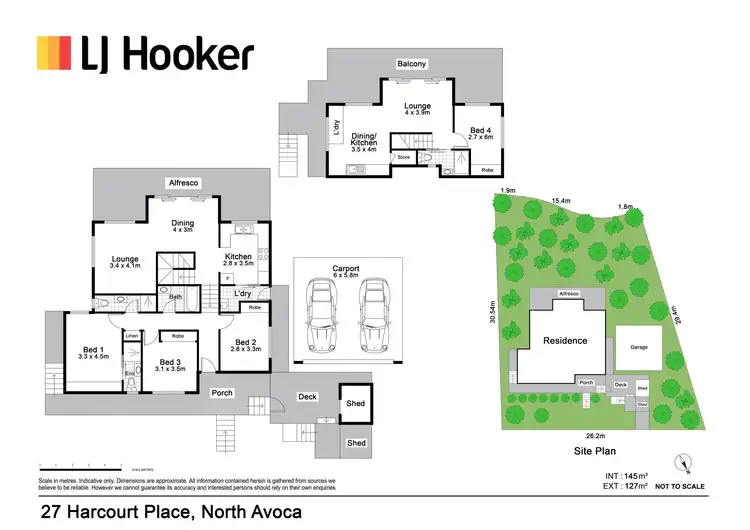 Floorplan of Homely house listing, 27 Harcourt Place, North Avoca NSW 2260