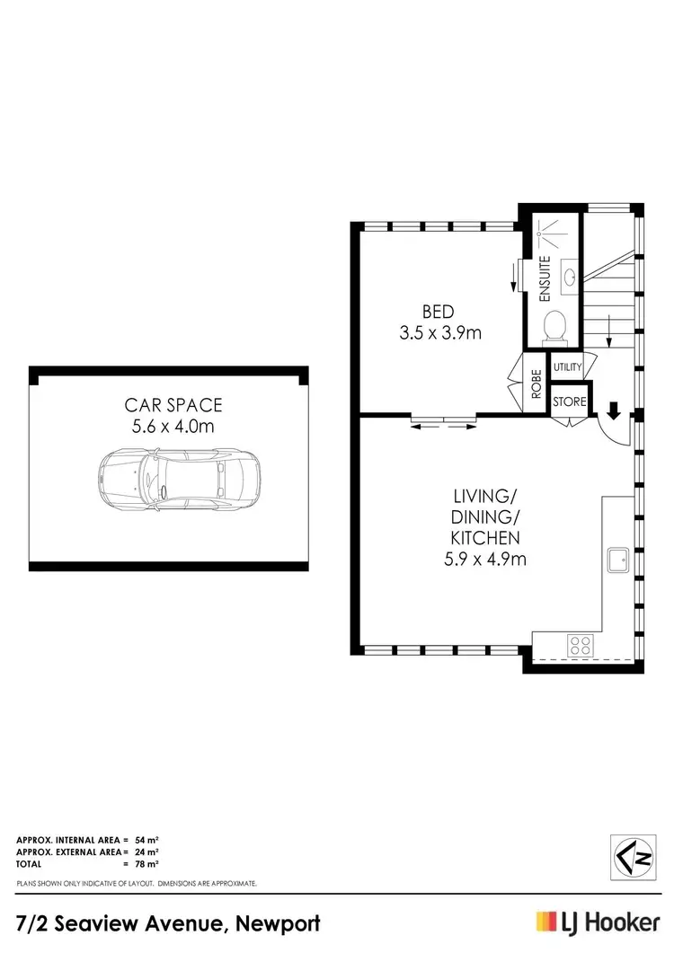 Floorplan of Homely unit listing, 7/2 Seaview Avenue, Newport NSW 2106
