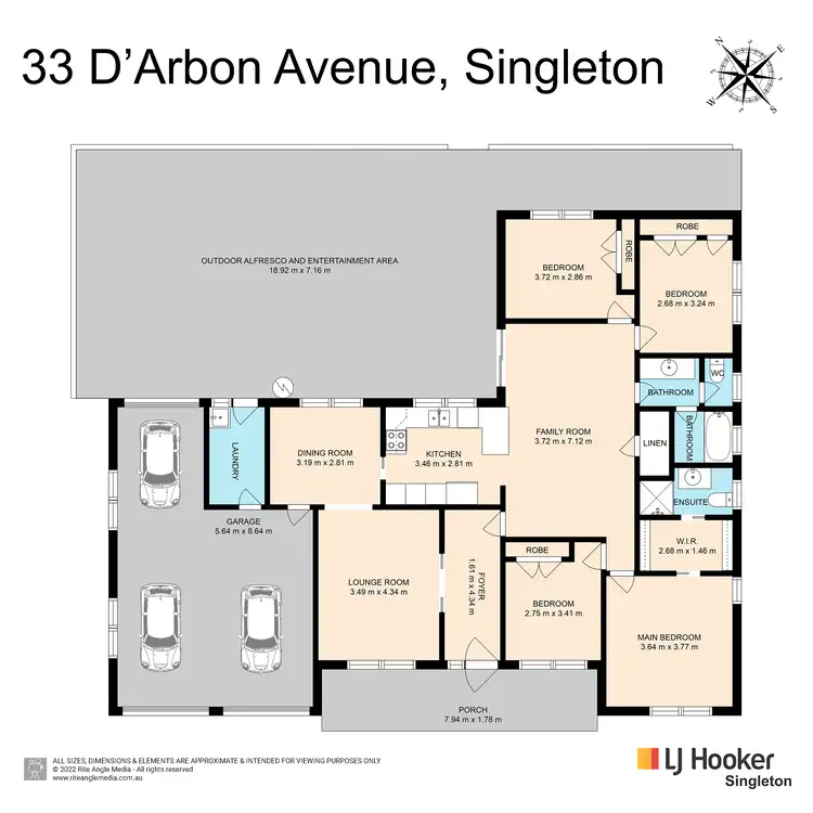 Floorplan of Homely house listing, 33 D'Arbon Avenue, Singleton NSW 2330