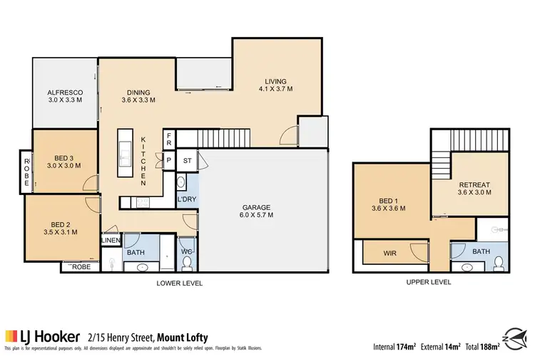 Floorplan of Homely unit listing, 2/15 Henry Street, Mount Lofty QLD 4350