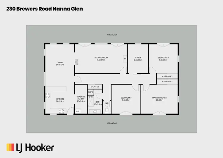 Floorplan of Homely house listing, 230 Brewers Road, Nana Glen NSW 2450
