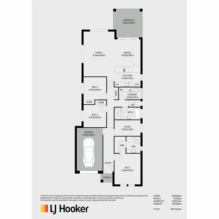 Floorplan of Homely house listing, 6 Pelagic Street, Seaford Meadows SA 5169