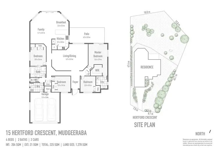 Floorplan of Homely house listing, 15 Hertford Crescent, Mudgeeraba QLD 4213