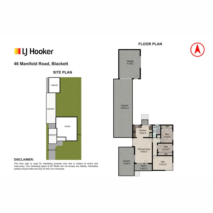 Floorplan of Homely house listing, 46 Manifold Road, Blackett NSW 2770