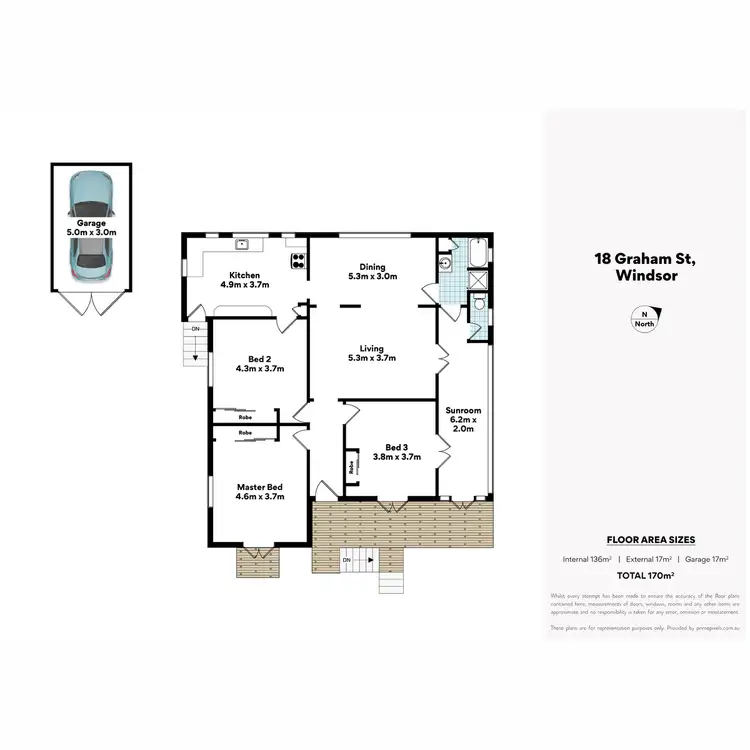 Floorplan of Homely house listing, 18 Graham Street, Windsor QLD 4030