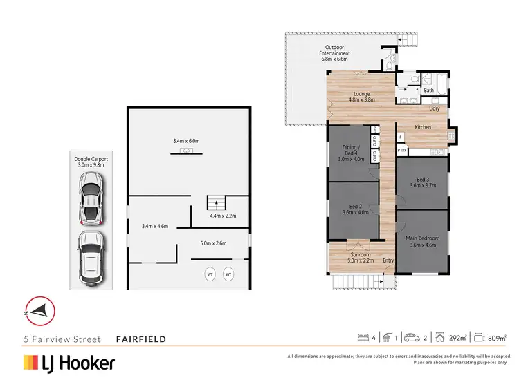 Floorplan of Homely house listing, 5 Fairview Street, Fairfield QLD 4103