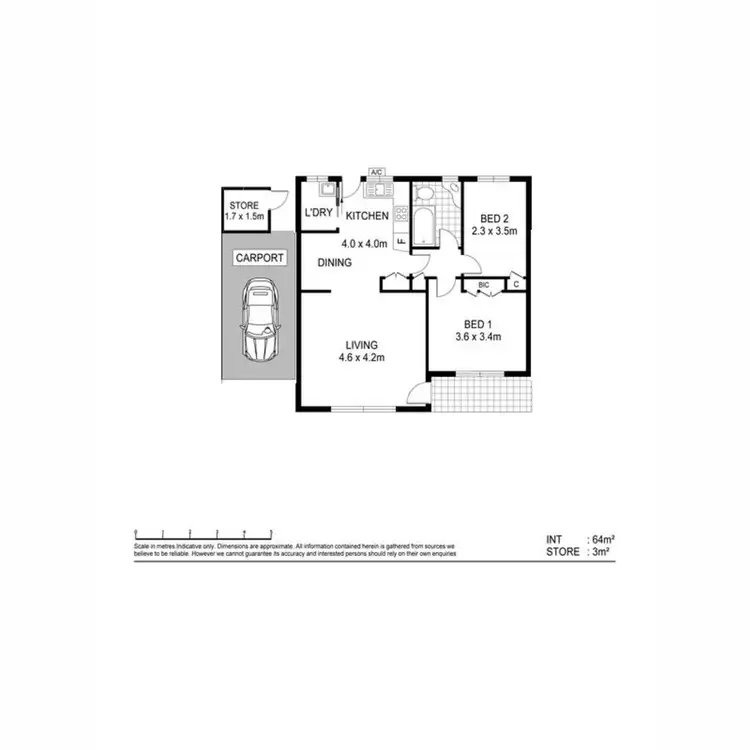 Floorplan of Homely unit listing, 3/8 Norman Street, Woodville SA 5011