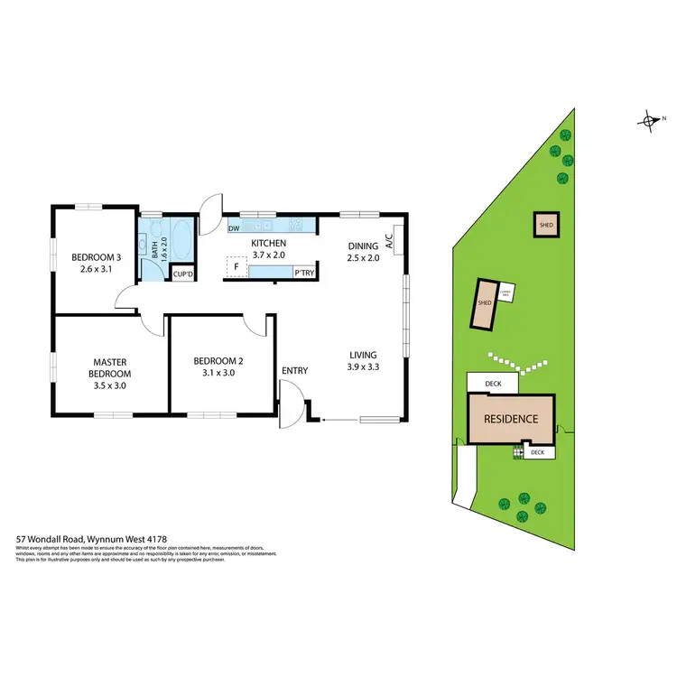Floorplan of Homely house listing, 57 Wondall Road, Wynnum West QLD 4178
