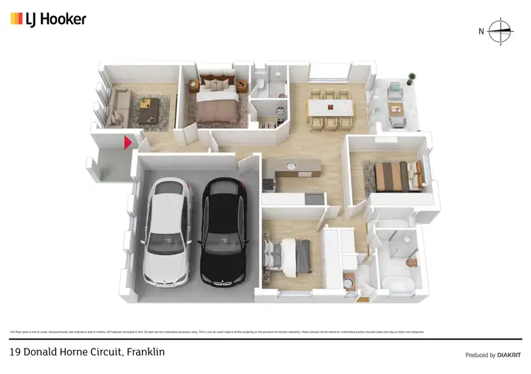 Floorplan of Homely house listing, 19 Donald Horne Circuit, Franklin ACT 2913