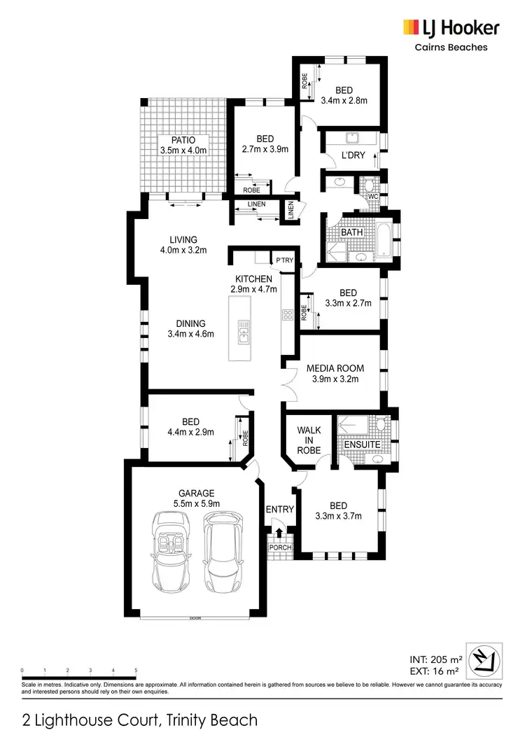 Floorplan of Homely house listing, 2 Lighthouse Court, Trinity Beach QLD 4879