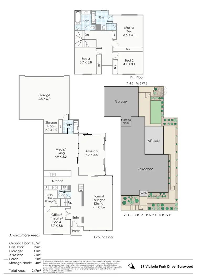 Floorplan of Homely house listing, 89 Victoria Park Drive, Burswood WA 6100