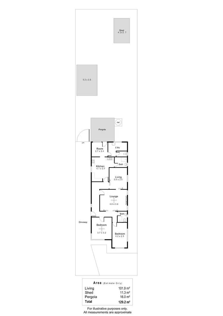 Floorplan of Homely house listing, 27 Harvey Street East, Woodville Park SA 5011
