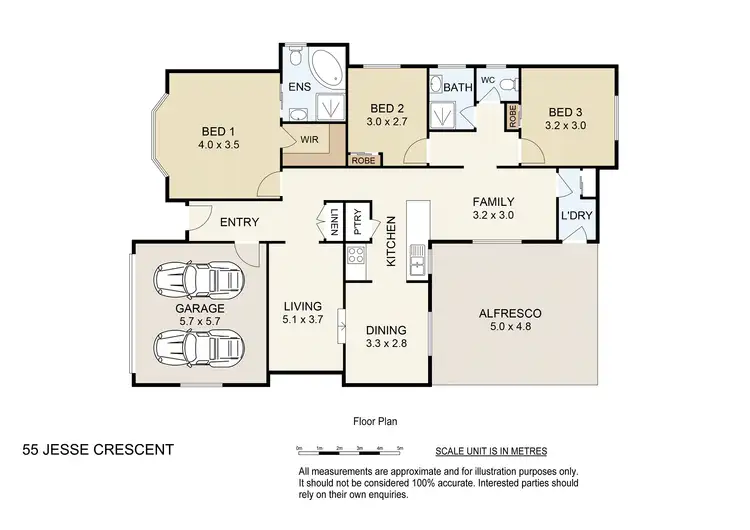 Floorplan of Homely house listing, 55 Jessie Crescent, Bethania QLD 4205