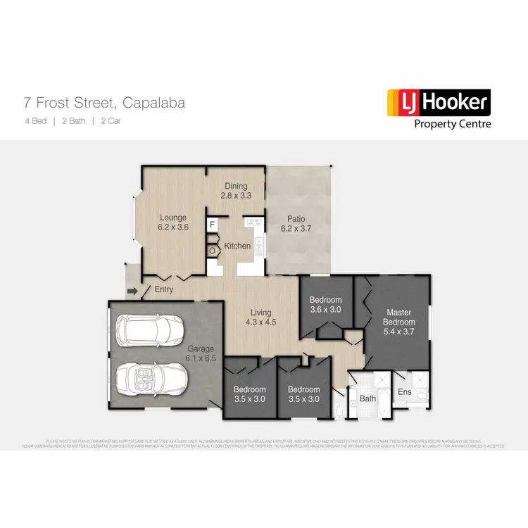 Floorplan of Homely house listing, 7 Frost Street, Capalaba QLD 4157