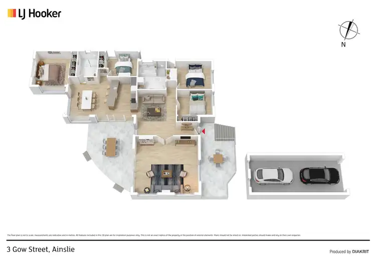 Floorplan of Homely house listing, 3 Gow Street, Ainslie ACT 2602