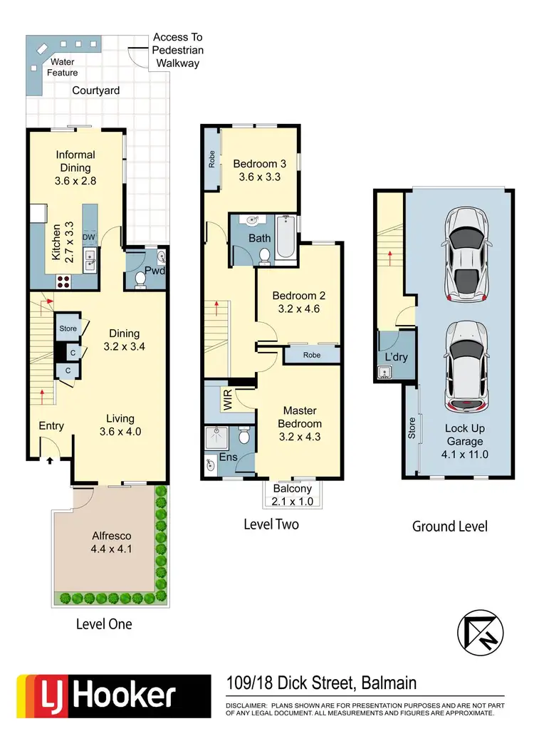 Floorplan of Homely townhouse listing, 109/18 Dick Street, Balmain NSW 2041