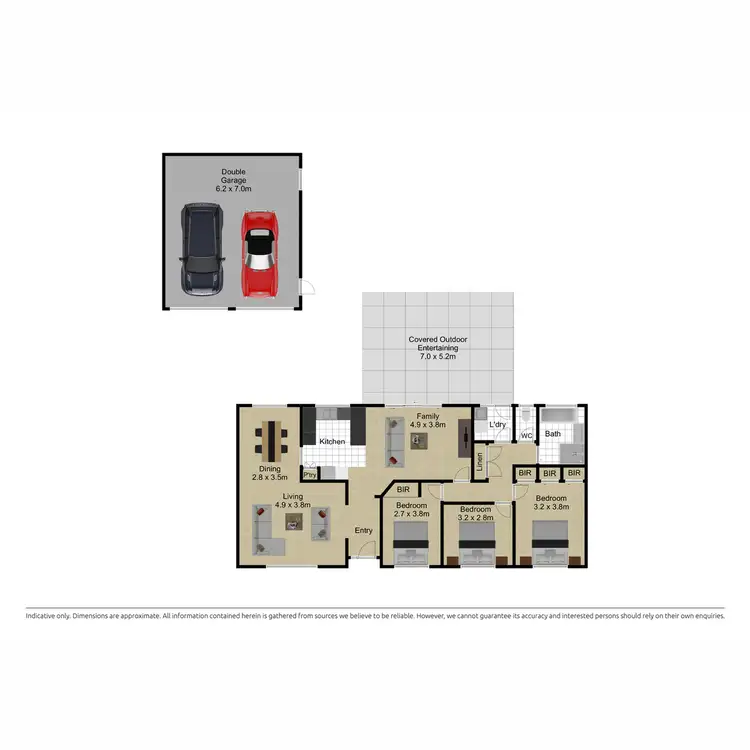 Floorplan of Homely house listing, 20 Luffman Crescent, Gilmore ACT 2905
