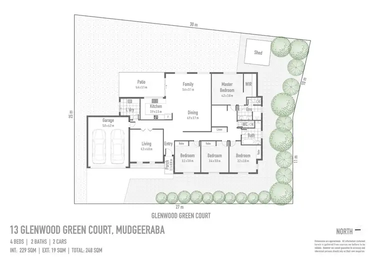 Floorplan of Homely house listing, 13 Glenwood Green Court, Mudgeeraba QLD 4213