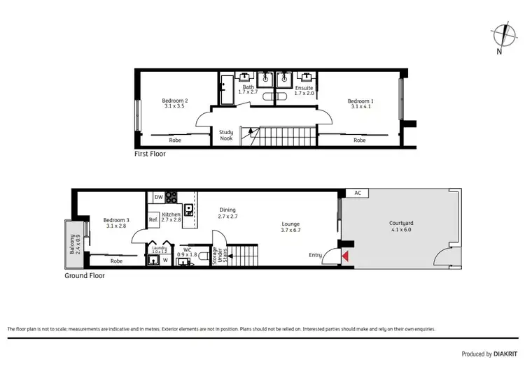 Floorplan of Homely townhouse listing, 52/36 Dulcie Holland Crescent, Moncrieff ACT 2914