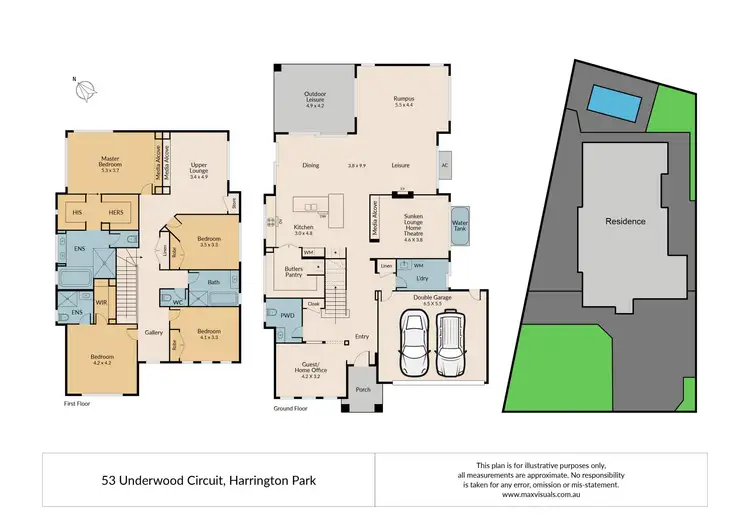 Floorplan of Homely house listing, 53 Underwood Circuit, Harrington Park NSW 2567