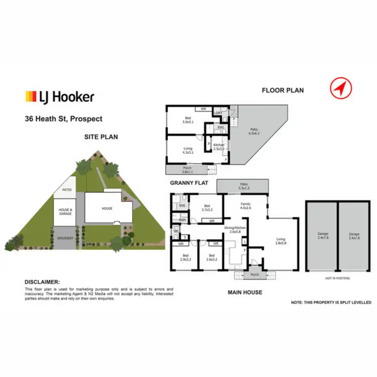 Floorplan of Homely house listing, 36 Heath Street, Prospect NSW 2148