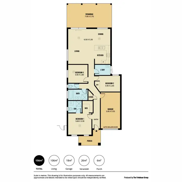 Floorplan of Homely house listing, 3 Karalta Lane, Smithfield Plains SA 5114