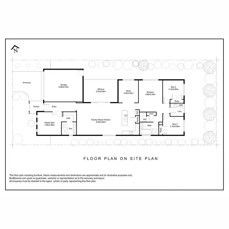 Floorplan of Homely house listing, 3 Opperman Place, Point Cook VIC 3030