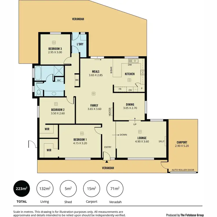 Floorplan of Homely house listing, 14 Pedare Court, Wynn Vale SA 5127