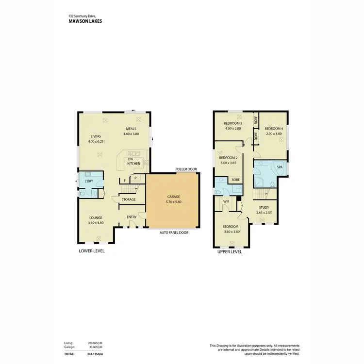 Floorplan of Homely house listing, 132 Sanctuary Drive, Mawson Lakes SA 5095