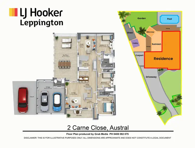 Floorplan of Homely house listing, 2 Carne Close, Austral NSW 2179