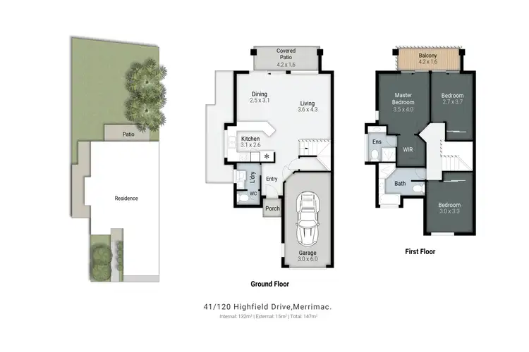 Floorplan of Homely unit listing, 41/120 Highfield Drive, Merrimac QLD 4226