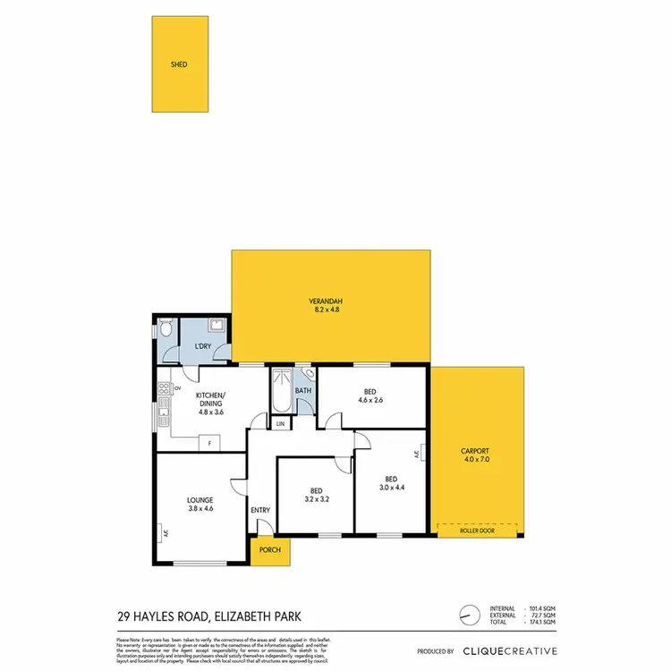 Floorplan of Homely house listing, 29 Hayles Road, Elizabeth Park SA 5113